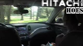 Rina Arems Intense Car Masturbation Behind Scenes