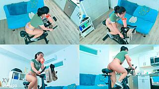 Long exercise bike session with 18not20