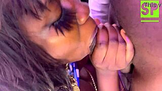 Bella Sucks Waiter's Monster Dick