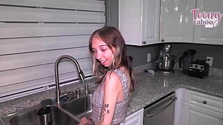 18yo breezy bri got creampied by seth