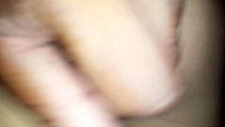 Look at me teasing this skinny milf's pussy up close.