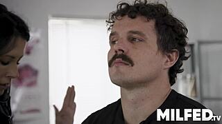 In The Exam Room, The Hot Nurse Milf Gets All Horny