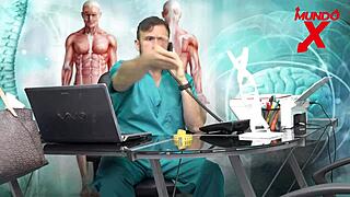 She tells her doctor to fuck her hard in the office