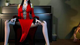 Horny Asian Teacher Teases Her Big Dick Student In 3D