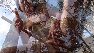 Kate Black Rubs Her Cunt In Nature?