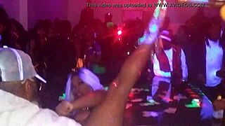 Cherise roze halloween stripper party