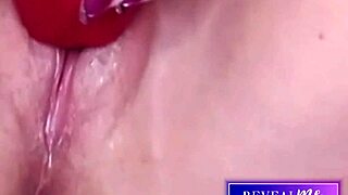 Horny Milf Reveals Wet Hairy Pussy In Vibrator Cum Show