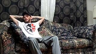 I Roughly Fucked Chubby Girl on Sofa Using Monster Cock for Deepthroat and Cumshot