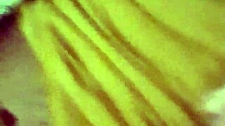 Aline, the beautiful blonde milf, gives a passionate handjob to Flavio, making him orgasm with a cumshot before bedtime