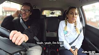 i'm watching this busty milf fuck publicly during her driving lesson, it's so hot and i can't believe it