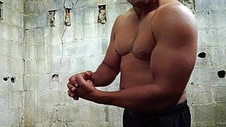 Yuri Gaucho Teases Brazilian Muscle and Monster Cock for Huge Cumload
