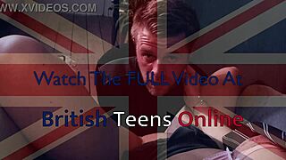 British Blonde 18-Year-Old Student Gets Her Pussy Eaten