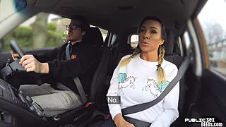 i'm watching this busty milf fuck publicly during her driving lesson, it's so hot and i can't believe it