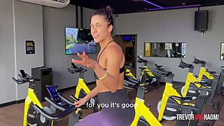 latina: 'steamy gym workout ends with my ass getting pounded in the gym'