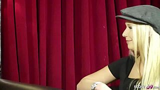 teeny gets her first fisting in german casting.