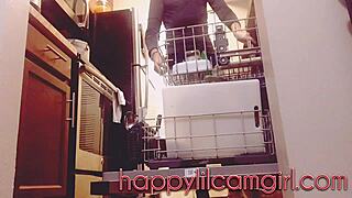 girl ignores you cleaning the kitchen giantess recording