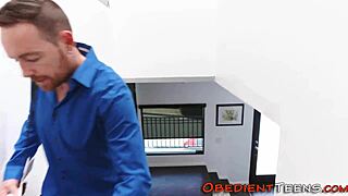 Tattooed fetish teen throats and gets banged with deep emotions