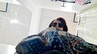 Wonderful Italian Woman with Hairy Pussy in Public Store 😍