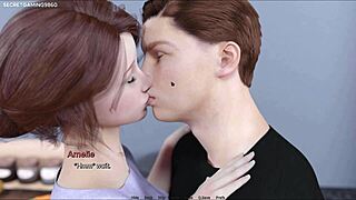 Pervert can't stop kissing and touching stepmom's big juicy ass and breasts while she cooks - heart problems 24 by xenorav