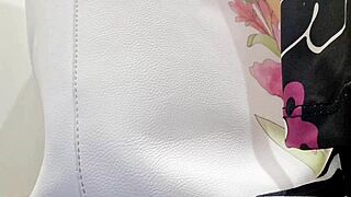 Wonderful Italian Woman with Hairy Pussy in Public Store 😍