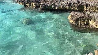 Monika fox stops tour bus to swim naked in sea