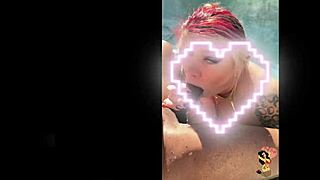 hey, check out this hotwife busty boston sucking big black cock in the pool, so wet and deep