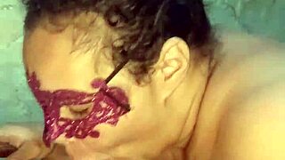 Beijo grego e gozando no rabo intensely humiliates cuckold with huge ass worship