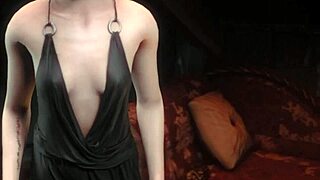 Girl, that floating dildo is fucking you hard!