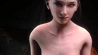 Girl, that floating dildo is fucking you hard!