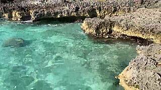 Monika fox stops tour bus to swim naked in sea