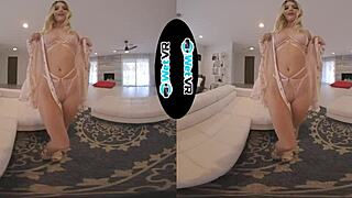 I get my tight wet pussy pounded hard in vr, feelin so wet