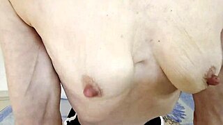 I proudly show my small nipples and saggy MILF tits up close