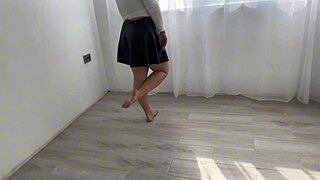 turkish khalifa in leather skirt no panties jerks off instructions