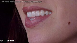 Karly undergoes a detailed mouth test involving domination and cum in mouth
