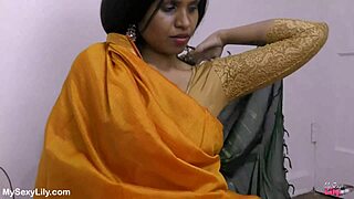 big boobs indian woman engages in dirty talk and sex