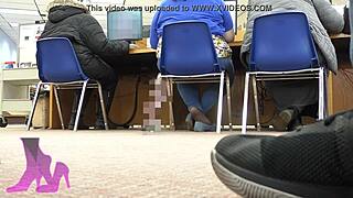 Wife's Secret Library Shoeplay Revealed