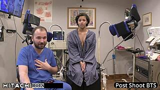 Rebel Wyatt Feels Intense Orgasms from Stranger's Hitachi in Prison