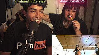 reaccionando to argentinian big ass videos and getting my cock sucked by alison gonzalez