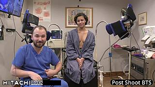 Rebel Wyatt Feels Intense Orgasms from Stranger's Hitachi in Prison