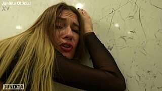 Interacted With Milf Girlfriend In Bathroom Before Departure