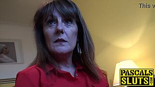 Delectable woman enjoys a session with her partner after a chat