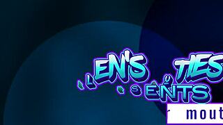 I indulged in sensual ball licking and cumshot on the couch with bliss and cullen