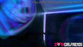 gothic babe cassidy luxe stretches pussy for hardcore sex