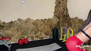 Personal Trainer Sara Retali Roughly Drills Pussy with Maximo Garcia in Gym Training