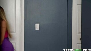 What desperate deal does the petite babysitter make for those concert tickets?