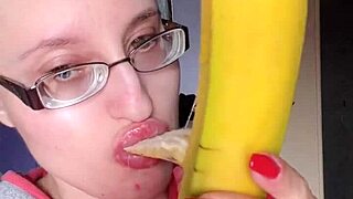 Asmr Eating Banana Pink Lipstick