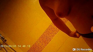 Spy camera shower nude tits