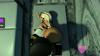 Having fun with 3 roblox sluts in intriguing sex session
