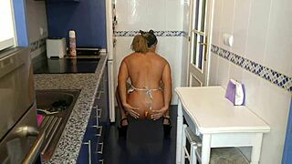 Big Ass Milf Squirts And Gets Fucked In Kitchen Trailer