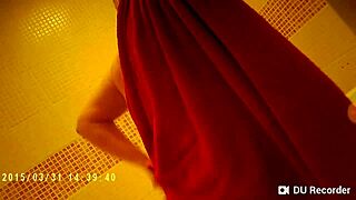 Spy camera shower nude tits